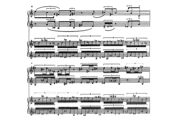 Score excerpt from A Treasured Collection of Eddies